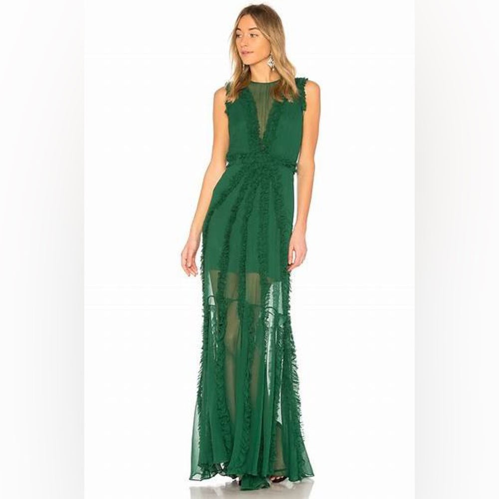 Alexis Malaya Silk Evening Dress